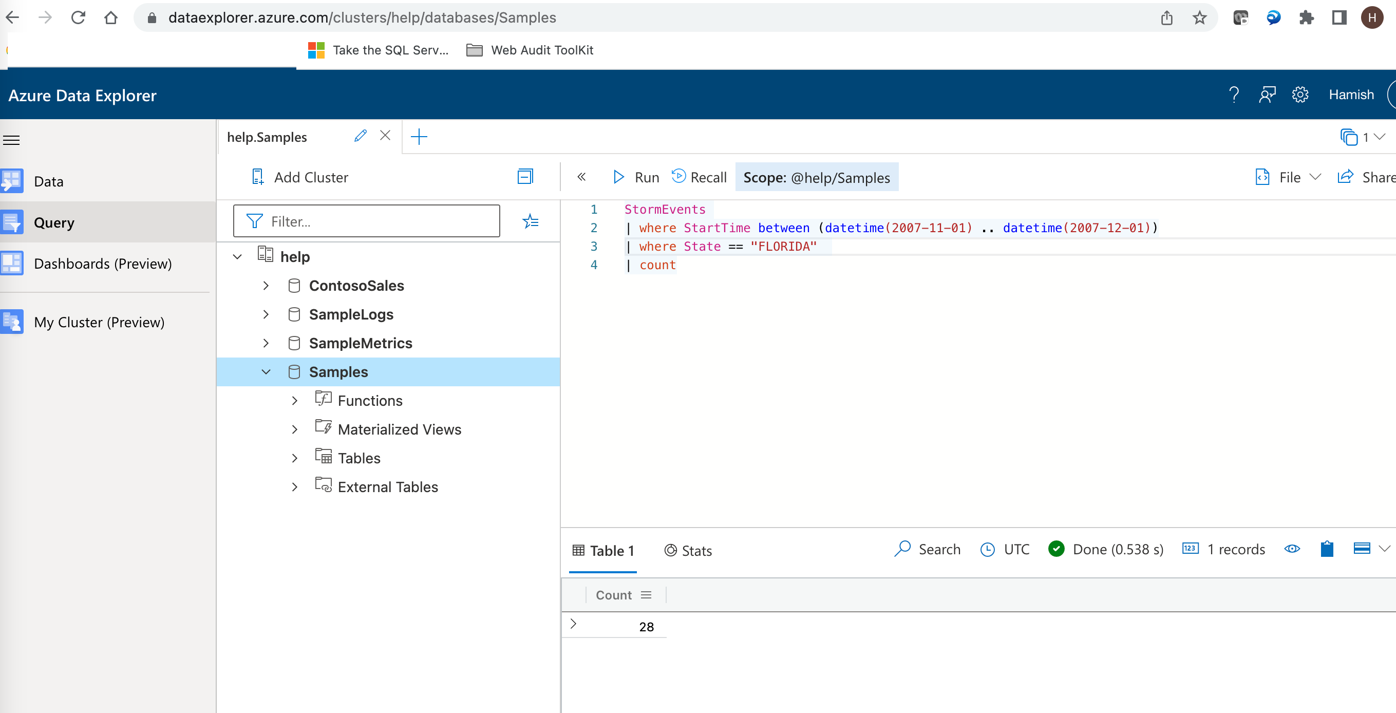 Kusto Sql KQL Series – what is Kusto Query Language? | The Blog of The Hybrid DBA